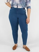 Skinny fitted pull-on jean