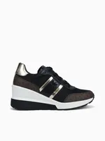 Mabel Trainer Black Leather