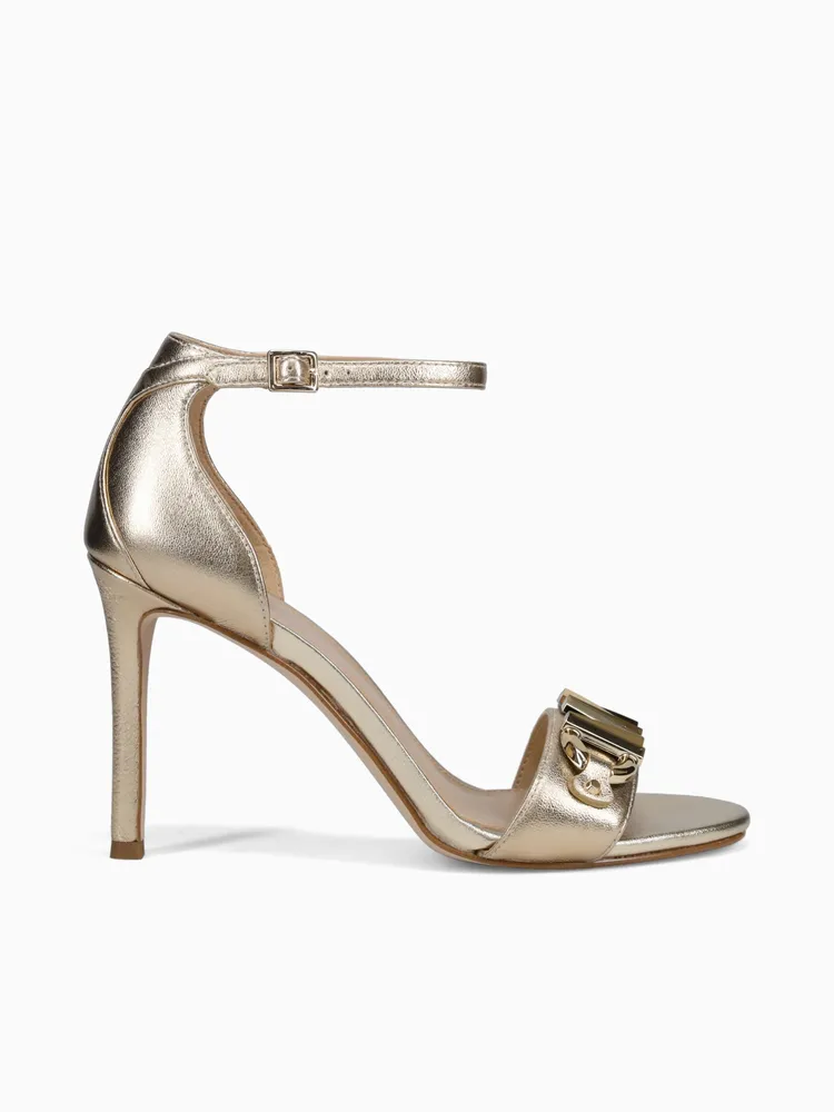 Izzy Sandal Pale Gold Metallic