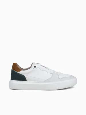 U Deiven White Frost leather Suede