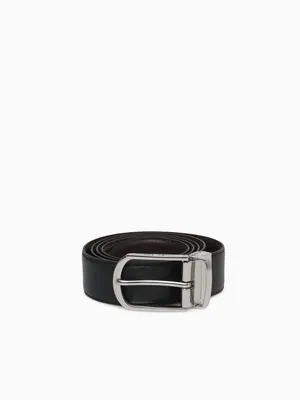 U Belt U36k5b black Dk.coffee nappa