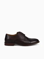 Rucci Cap Toe Brown Leather