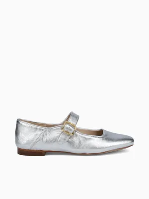 Michaela Soft Silver Metallic