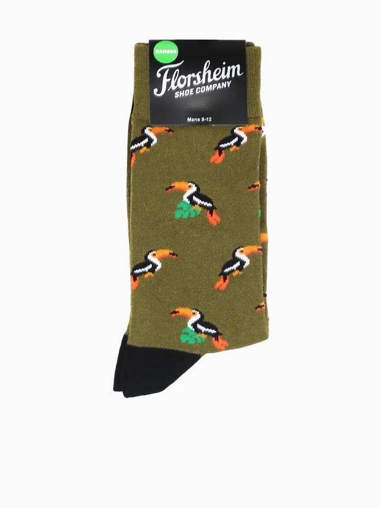Toucan Olive Bamboo Poly