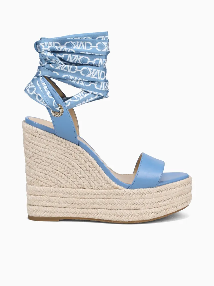 Esme Wedge Espadrille French Blue Vachet