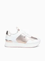 Raina Trainer Rose Gold Multi Met Nappa