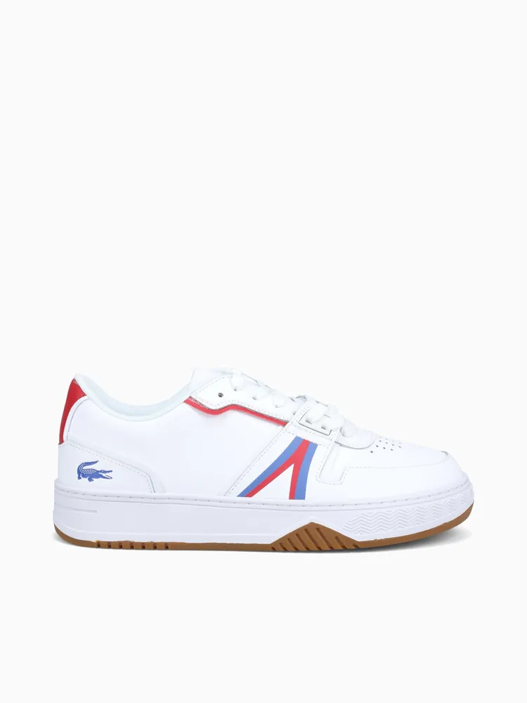 L001 124 9 White Red Blu leather