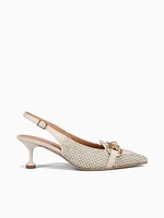 Makena Beige 894 Kiss raffia Nappa