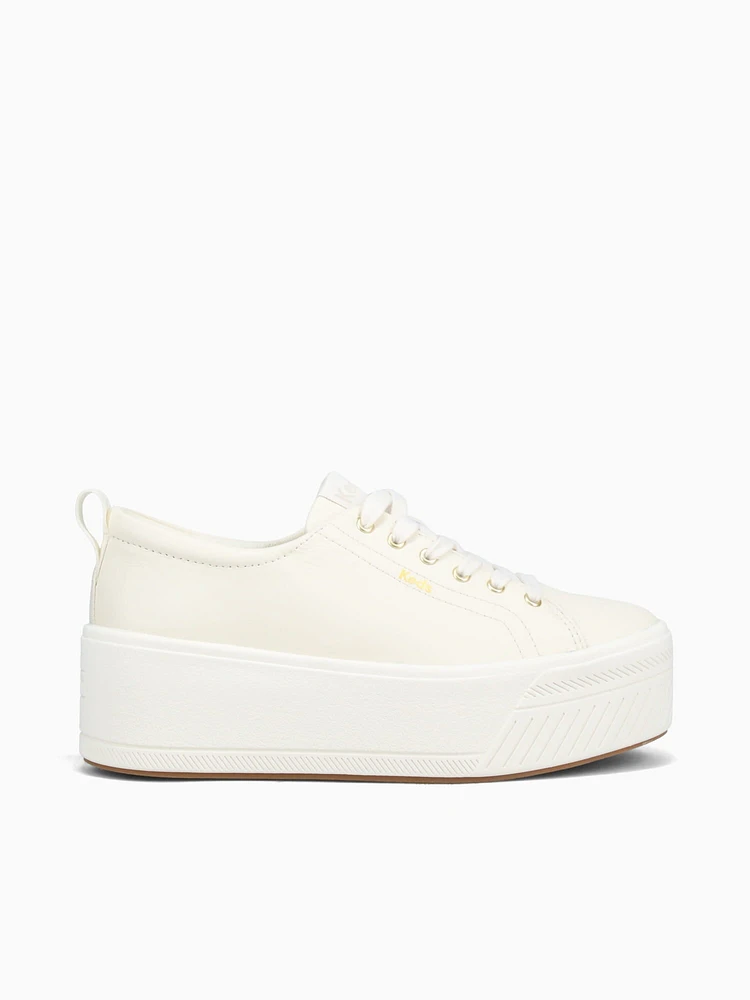 Skyler Offwht Champagne leather