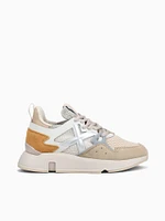 Clik Woman 79 Beige Mesh Suede