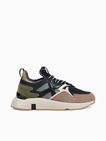 Clik Man 76 Brown Mesh Suede