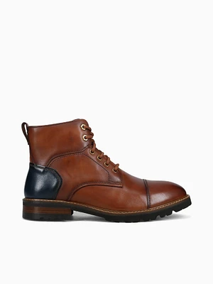 Renegade Cap Toe Cognac Nvy crazy horse