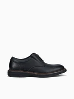 Griff Plain Toe Black Leather