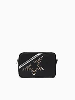 Star Crossbody Black Silver