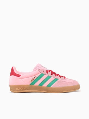 Gazelle Indoor Pink Green suede