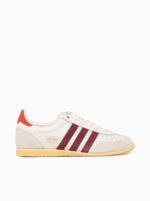 Japan Offwhite Burgundy leather