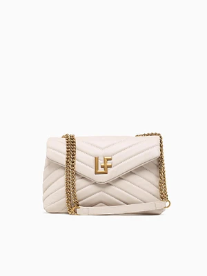 Lf Shoulder Bag Off White Leather