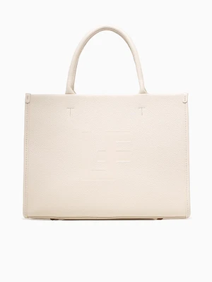 Lf Tote Bag Bone White Leather