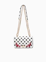 Janice Crossbody Black White