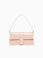 Violet Shoulder Bag Natural Patent