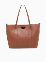 Elis Tote Cuoio Scuro Leather