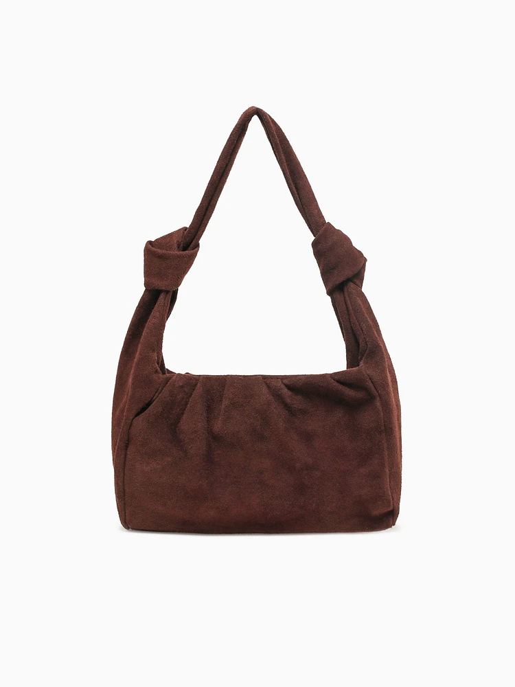 Polica Shoulder Bag Dark Brown Leather