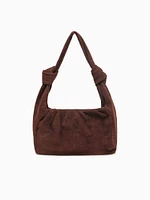 Polica Shoulder Bag Dark Brown Leather