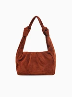 Polica Shoulder Bag Cuoio Suede Leather