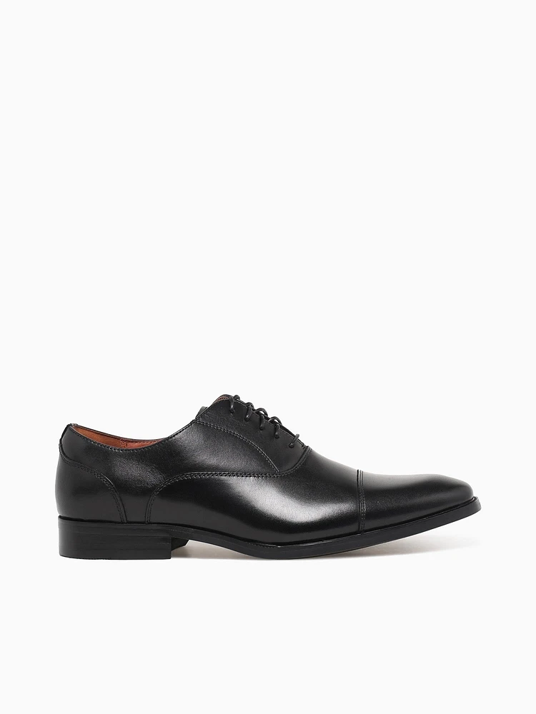 Sorrento Lux Cap Toe Bal Blk Smmoot Lea