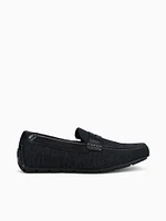 Motor knit Moc Toe Peny Blk Smo