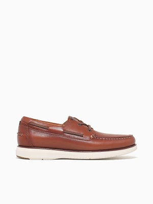 Tropics Moc Toe Boat Cognac Chestnut lea
