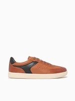 Pace Ttoe Sneaker Cognac Multi Leather