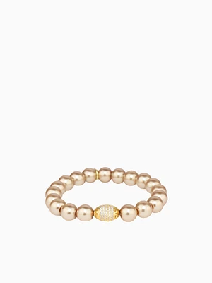 Dore Pearl Bracelet  - Etoile