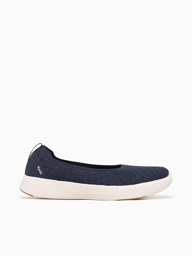 Blisswalk Skimmer Navy Eng Knit
