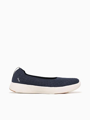 Blisswalk Skimmer Navy Eng Knit