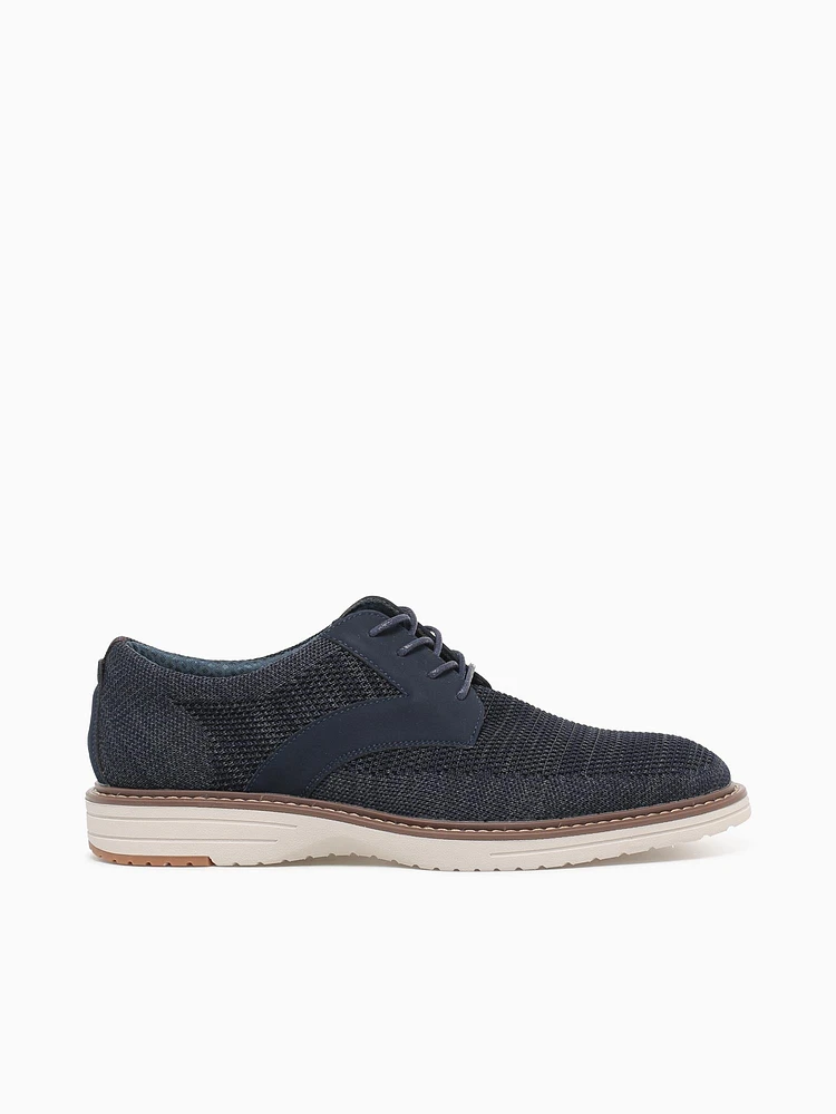 Griff Knit Plain Toe Navy Multi