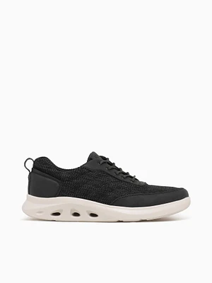 Ponte Knit Moc Toe Black Multi