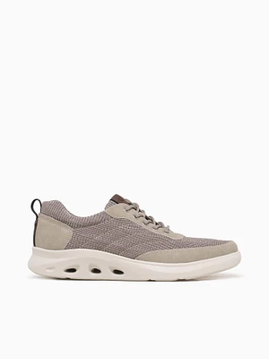 Ponte Knit Moc Toe Taupe Multi