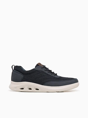 Ponte Knit Moc Toe Navy Multi