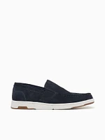 Luca Suede Moc Toe Navy