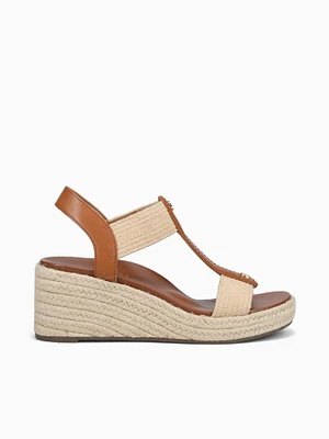 Calera Camel Leather Elastic