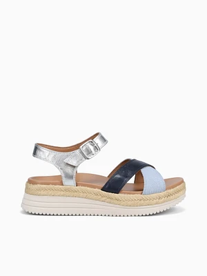 Mar Navy Multi Leather
