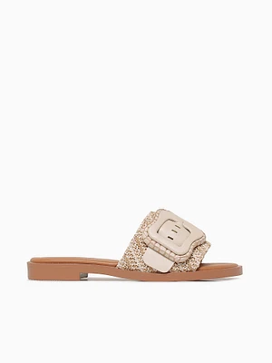 Calma Multi Beige Rafia Man made