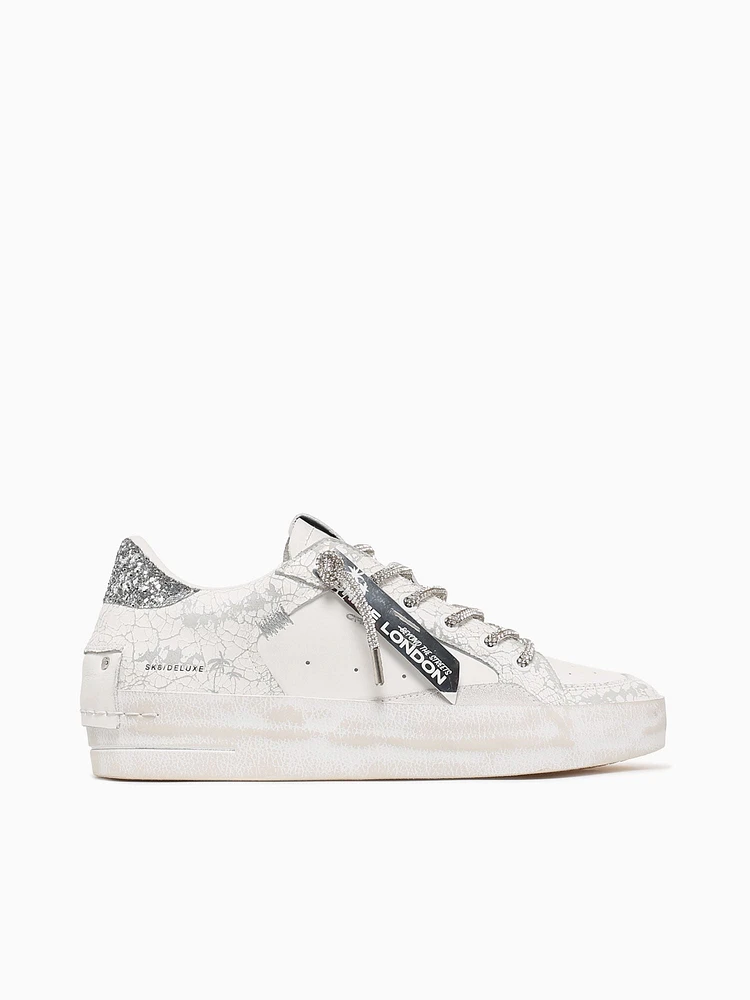 Sk8 Deluxe 20132pp7 10 white Silver lea