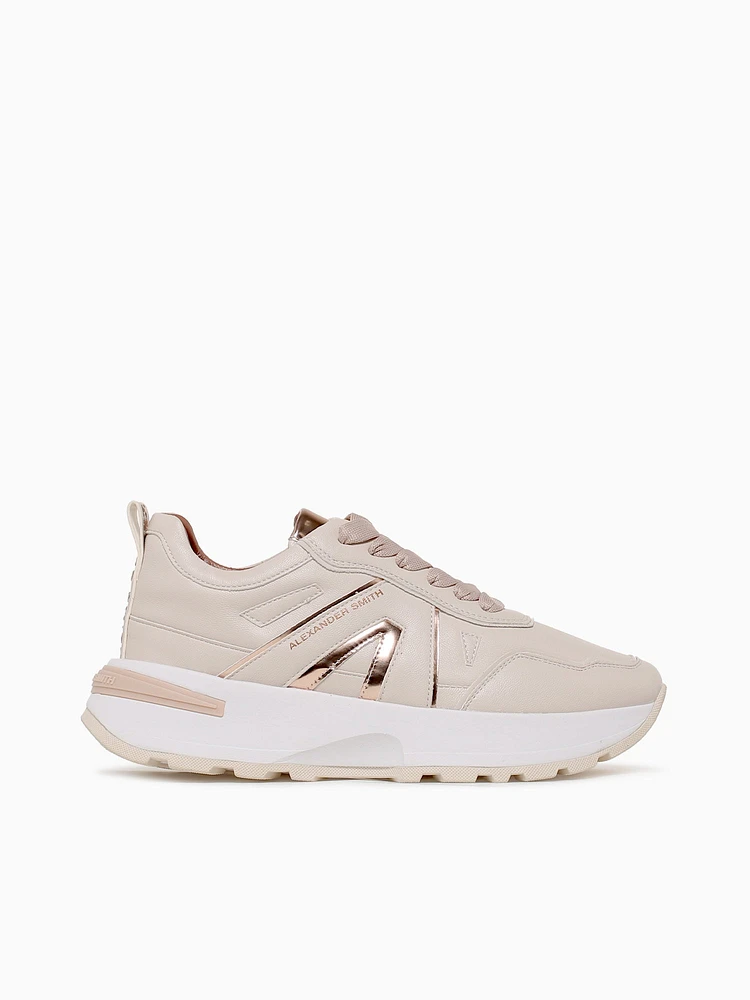 Liverpool Woman Beige Copper leather