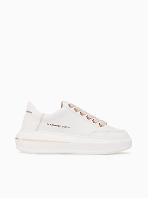 Lancaster Woman White Lt.ivory leather