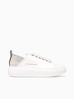 Wembley Woman White Iride azure leather