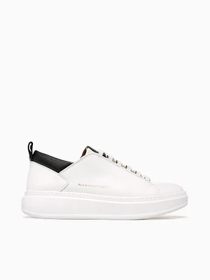 Wembley Man White Black leather