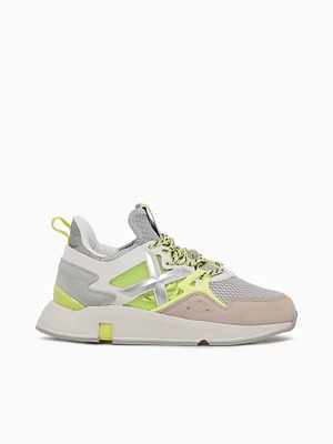 Clik Woman Amarillo Mesh Suede