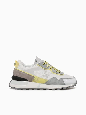Pulsar Woman Blanco Mesh Suede